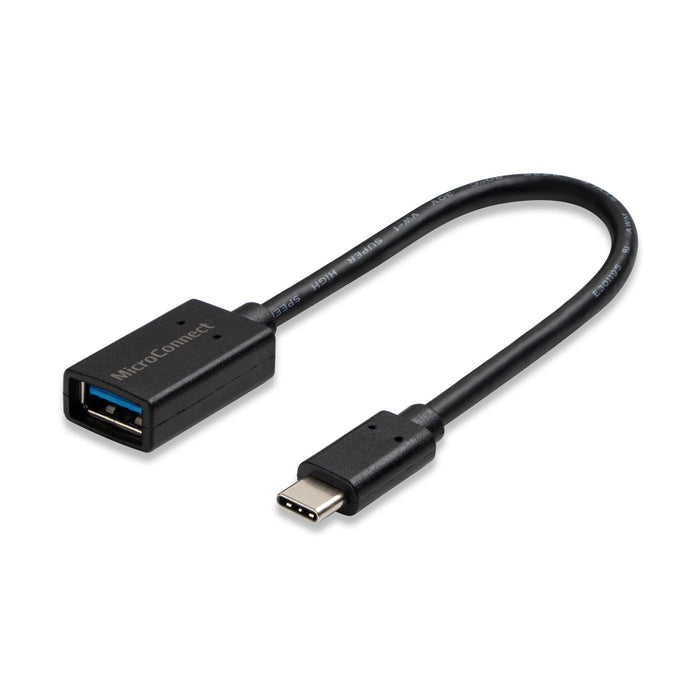 EAN 5712505328576 - Microconnect USB3.1CAF02 cable USB USB 3.2 Gen 1 (3.1 Gen 1) 0,2 m USB C USB A Negro imagen 1