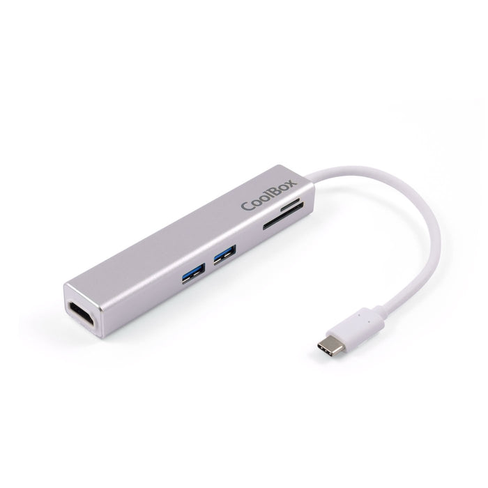 EAN 8436556142468 - CoolBox miniDock USB-C Lite Alámbrico USB 3.2 Gen 1 (3.1 Gen 1) Type-C Blanco imagen 3