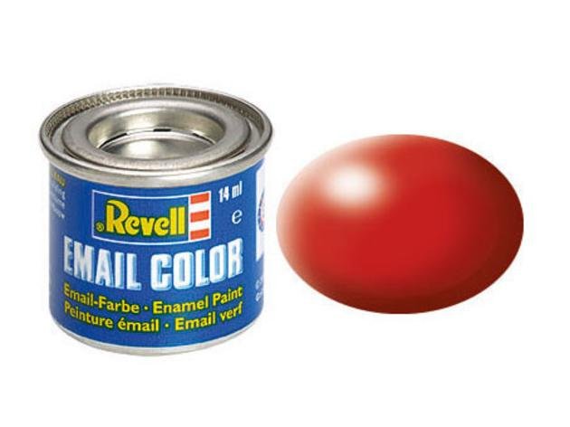 EAN 0000042023296 - Revell Fiery red, silk RAL 3000 14 ml-tin parte y accesorio de modelo a escala Pintura imagen 1