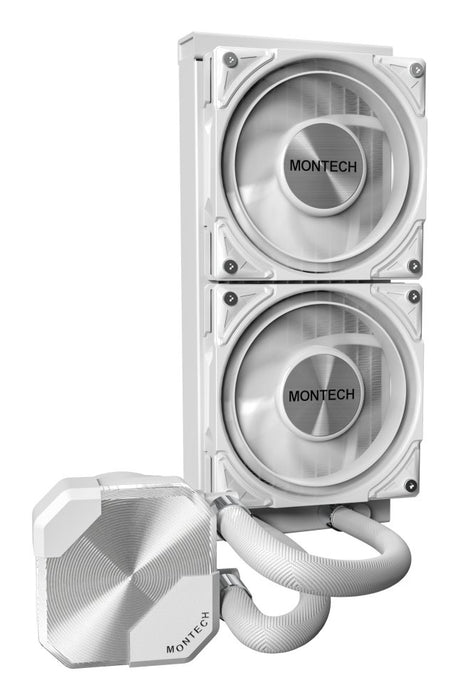 EAN 4710562744866 - Montech HyperFlow Silent 240 Procesador Sistema de refrigeración líquida todo en uno 12 cm Blanco 1 pieza imagen 4