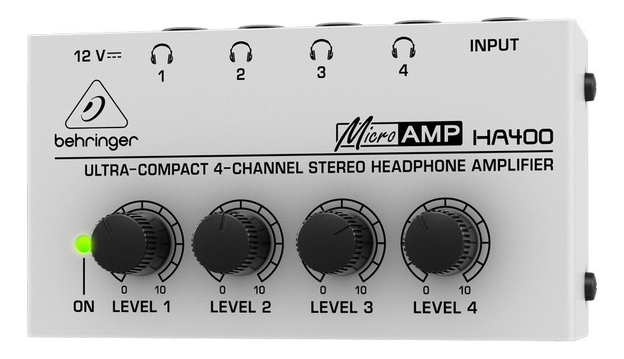 EAN 4033653010856 - Behringer HA400 amplificador para audífono Negro, Gris imagen 1