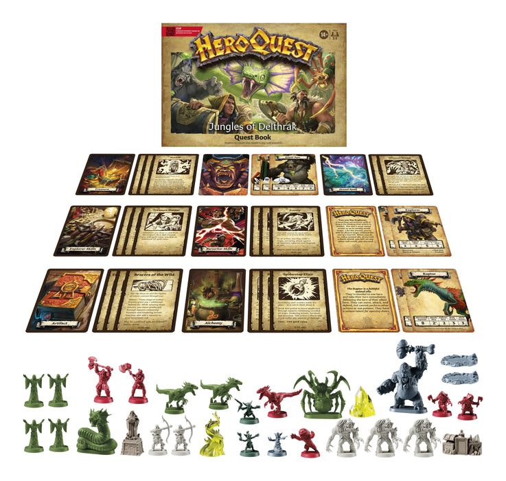 EAN 5010996227775 - Hasbro Gaming Avalon Hill HeroQuest Jungles of Delthrak Quest Pack Expansión de juego de mesa Viaje/avent imagen 1