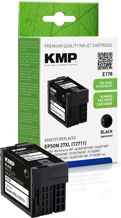 EAN 4011324627411 - KMP E178 cartucho de tinta Negro imagen 1