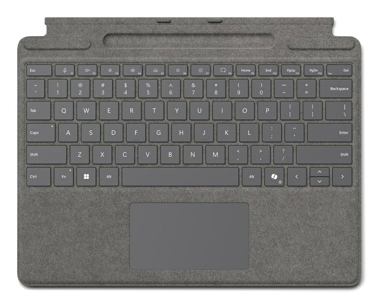 EAN 0196388357970 - Microsoft Surface Pro Keyboard with pen storage for Business QWERTZ Alemán Microsoft Cover port Platino imagen 1