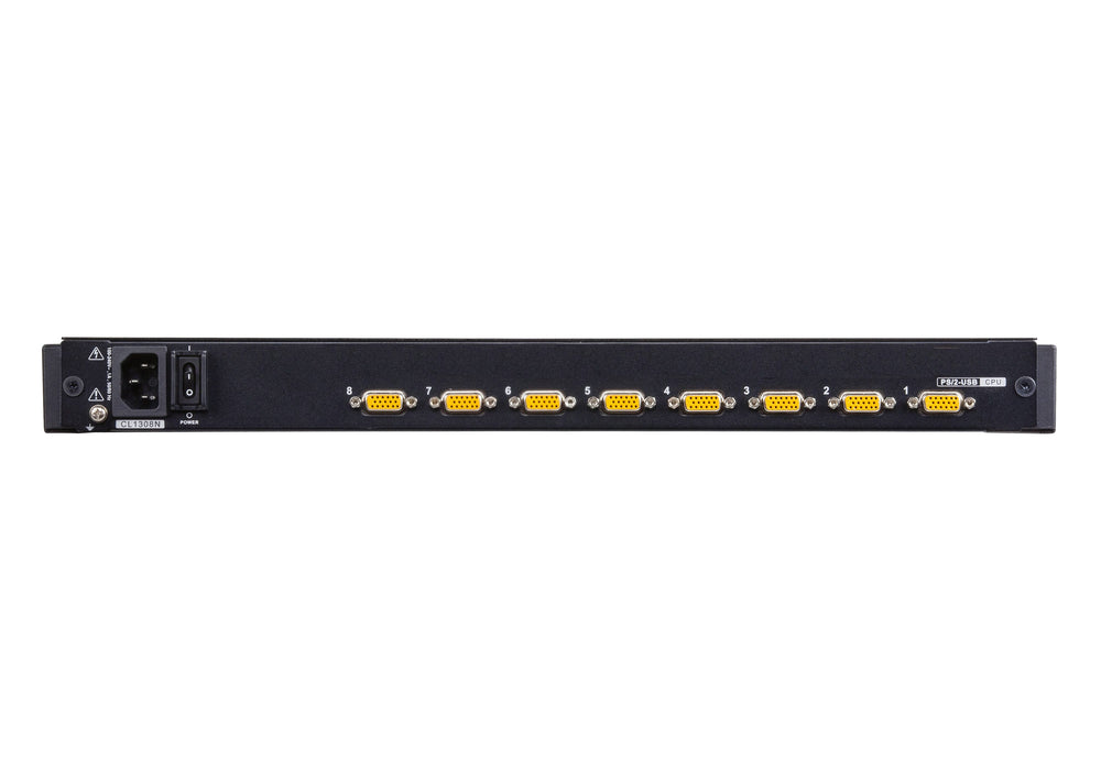 EAN 5715063528099 - ATEN CL1308N consola de rack 48,3 cm (19") Negro 1U imagen 3
