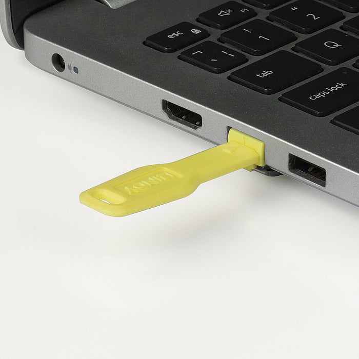 EAN 4002888479011 - Lindy 47901 bloqueador de puerto RJ-45 Amarillo Acrilonitrilo butadieno estireno (ABS) 20 pieza(s) imagen 3