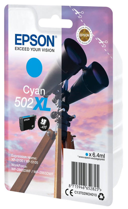 EAN 8715946652832 - Epson 502XL cartucho de tinta 1 pieza(s) Original Alto rendimiento (XL) Cian imagen 2