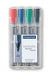 EAN 4007817356142 - Staedtler 356 WP4 marcador 4 pieza(s) Negro, Azul, Verde, Rojo imagen 1