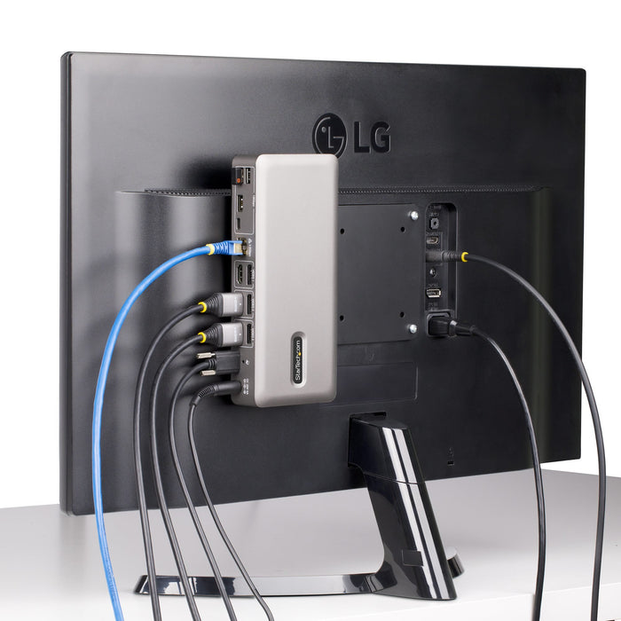 EAN 65030902885 - StarTech.com 150UE-USB4DOCKTRIPLE base para portátil y replicador de puertos Alámbrico Gris imagen 9