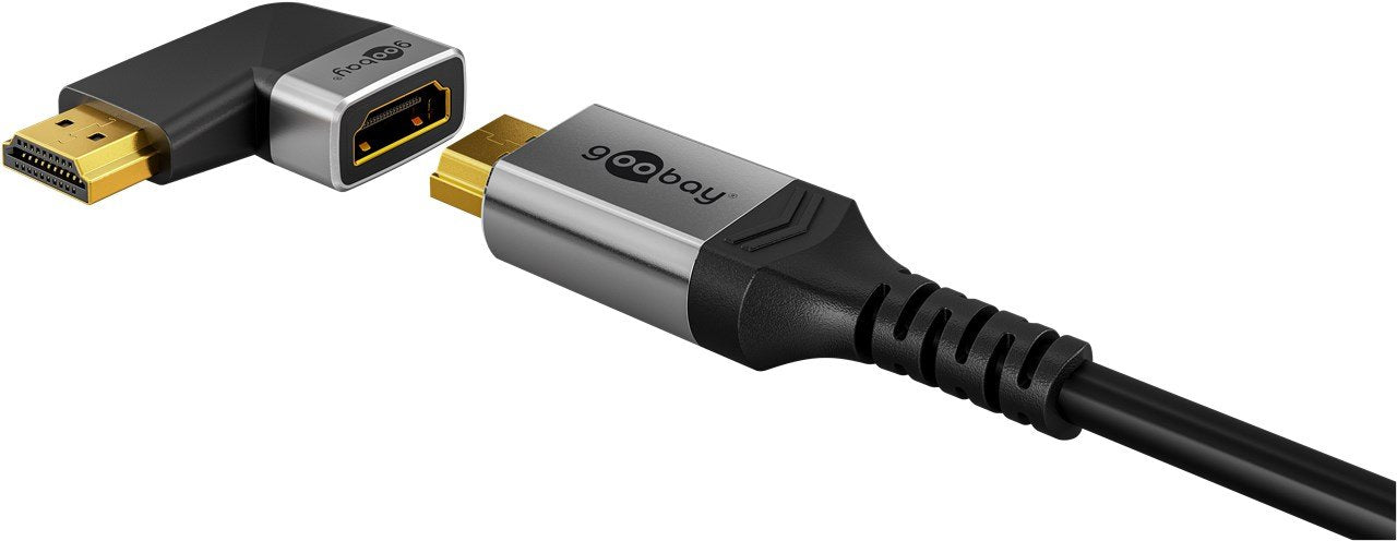 EAN 4040849720123 - Goobay 72012 adaptador de cable de vídeo 0 m HDMI tipo A (Estándar) Negro, Plata imagen 3