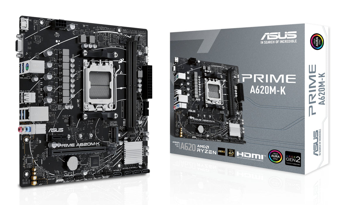 EAN 4711387242087 - ASUS PRIME A620M-K AMD A620 Zócalo AM5 micro ATX imagen 1