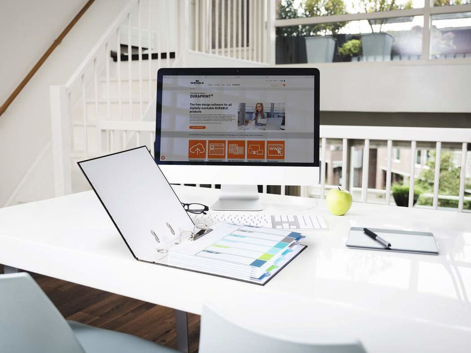 EAN 4005546735108 - Durable 679427 lengüeta de índice Separador en blanco con pestaña Polipropileno (PP) Multicolor imagen 5