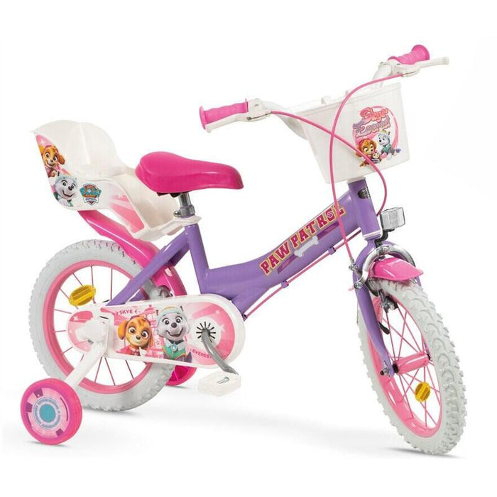 Bicicleta Infantil 14" Paw Patrol Morado 1480 Niña Toimsa