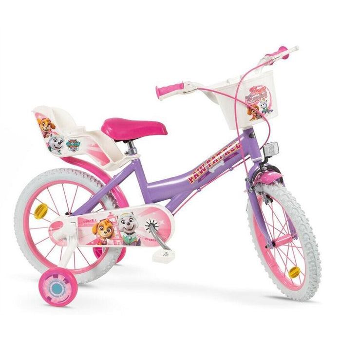 Bicicleta Infantil 16" Paw Patrol Morado 1680 Niña Toimsa
