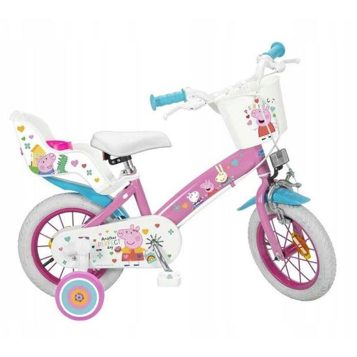 Bicicleta Infantil Toimsa 12" Swinka Peppa Rosa