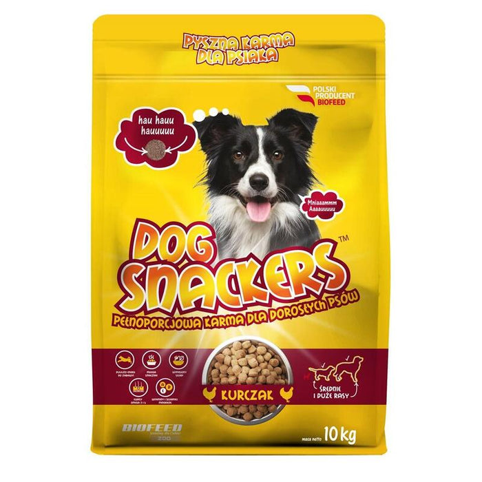 Biofeed Dog Snackers Adult Medium & Large Chicken - Alimento Seco Para Perros - 10kg