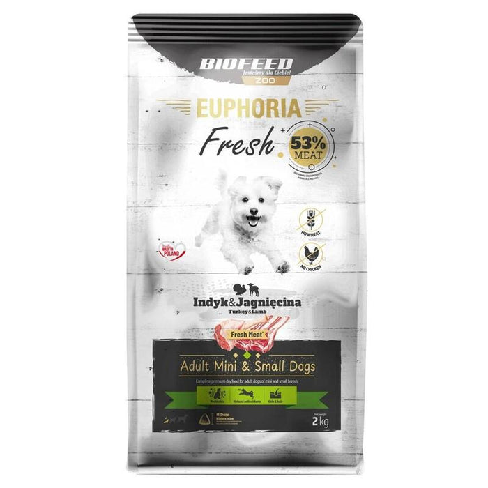 Biofeed Euphoria Fresh Meat Indyk/Jagnie Xs/S 2kg