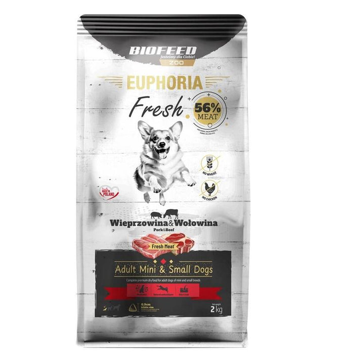 Biofeed Euphoria Fresh Meat Wieprz/Wolow Xs/S 2kg