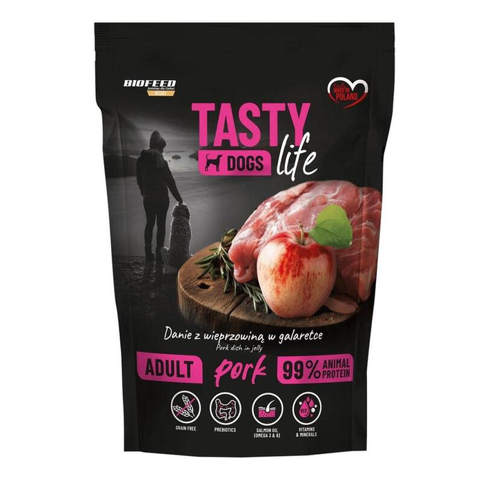 Biofeed Tasty Dog Life Wieprzowina 90% Saszetka 500g