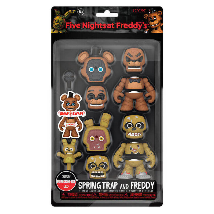 Bister 2 Figuras Snaps! Five Nights At Freddys Springtrap And Freddy