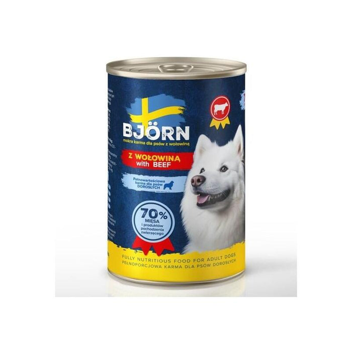 Bjorn Z Wolowina Mokra Karma Para Perro 400g