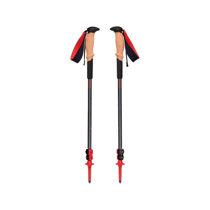 Black Diamond Bastones De Trekking Pursuit Shock S/M, Gris/Rojo, 1 Par, 110-125 Cm