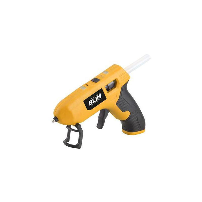 Blim Pistola De Silicona Bateria - Diseño Compacto Y Ergonomico - Color Amarillo