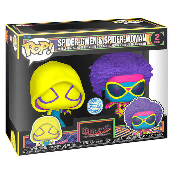 Blister 2 Figuras Pop Spider-Man Spider-Gwen & Spider-Woman Exclusive