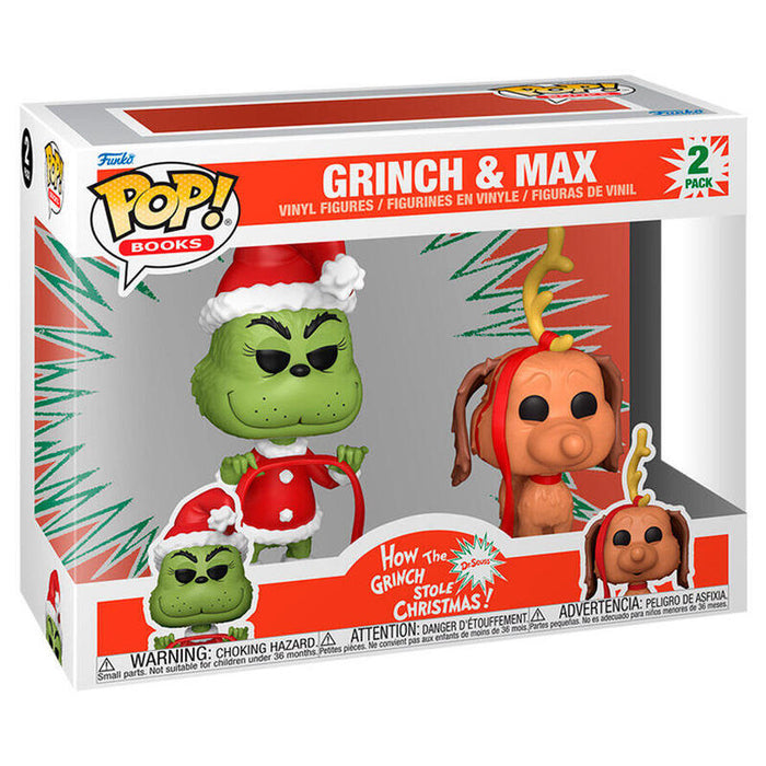 Blister 2 Figuras Pop The Grinch - Grinch & Max