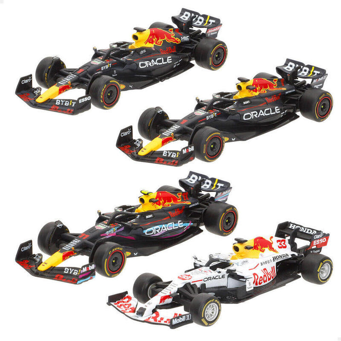 Blister 4 Coches F1 Red Bull Metal