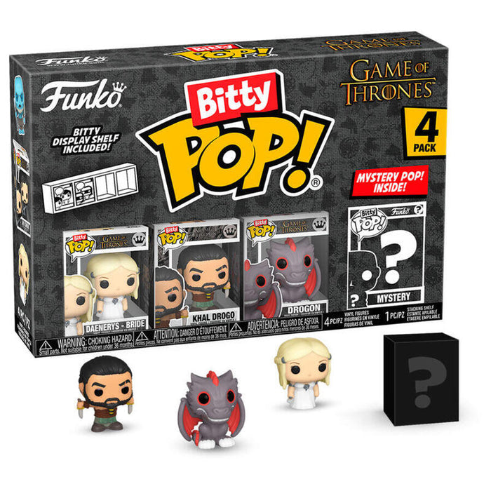Blister 4 Figuras Bitty Pop Juego De Tronos Khaleesi