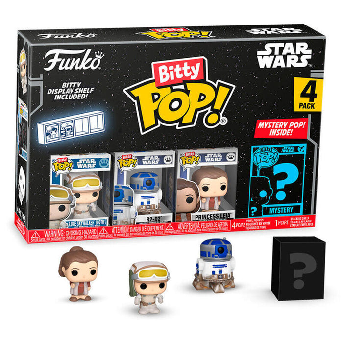 Blister 4 Figuras Bitty Pop Star Wars Luke Skywalker