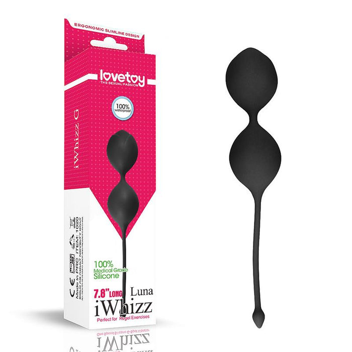 Bolas Kegel Con Peso Iwhizz Luna Negro