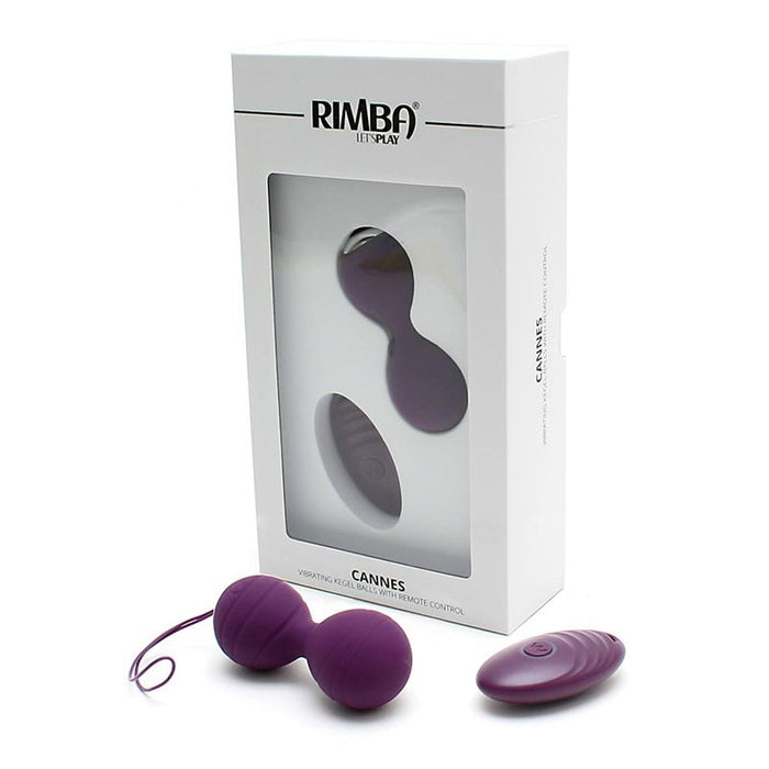 Bolas Kegel Con Vibración Con Control Remorto Cannes Purpura