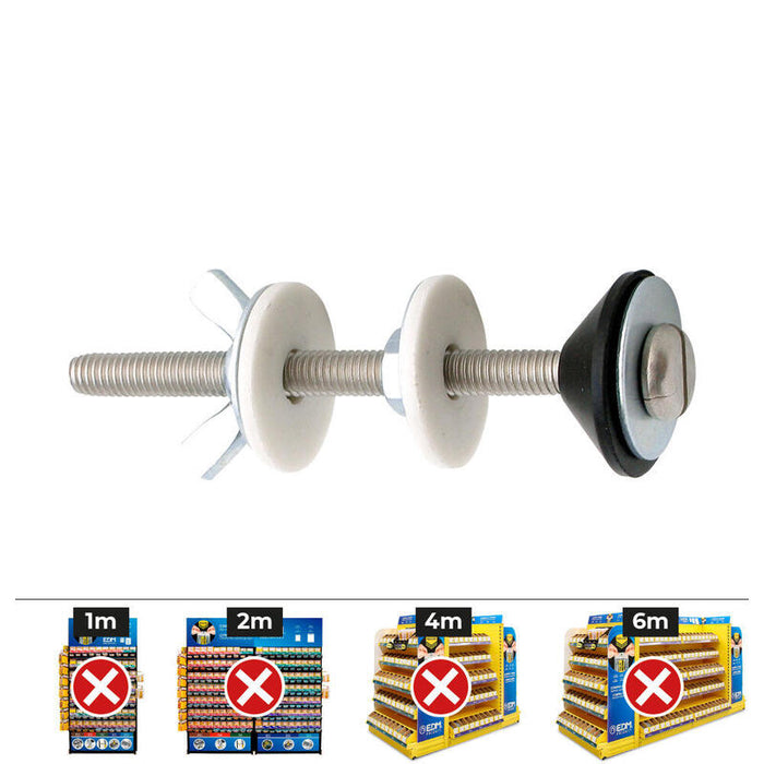 Bolsa Fijación Cisterna M6x90 Tipo Fcis Acero Inoxidable A2