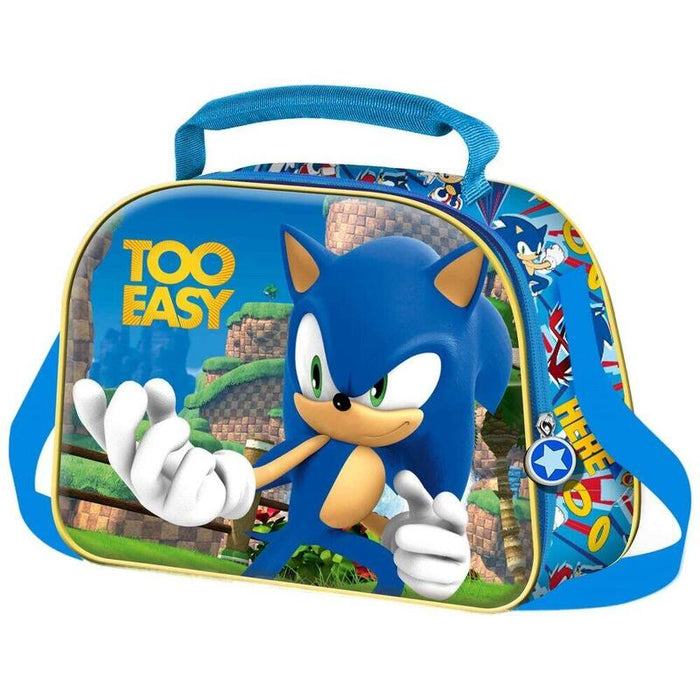 Bolsa Portameriendas 3d Easy Sonic The Hedgehog