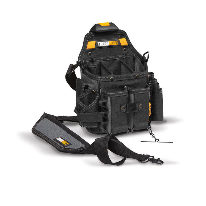 Bolso Portaherramientas Oficial Electricista + Correa Hombro Tb-Ct-114 Toughbuilt