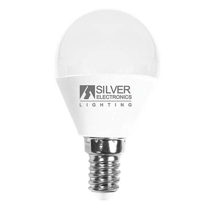 Bombilla Led Decorativa Silver Electronis Esferica 7w=70w -  E14 -  5000k -  620 Lm -  Luz Blanca -  A+