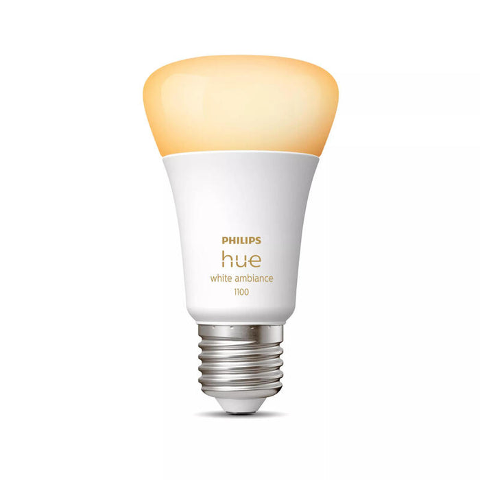 Bombilla Led Inteligente Philips Hue White Ambiance A60 Casquillo E27 8w 1100 Lúmenes 2200k-6500k Precisa Philips Hue Bridge