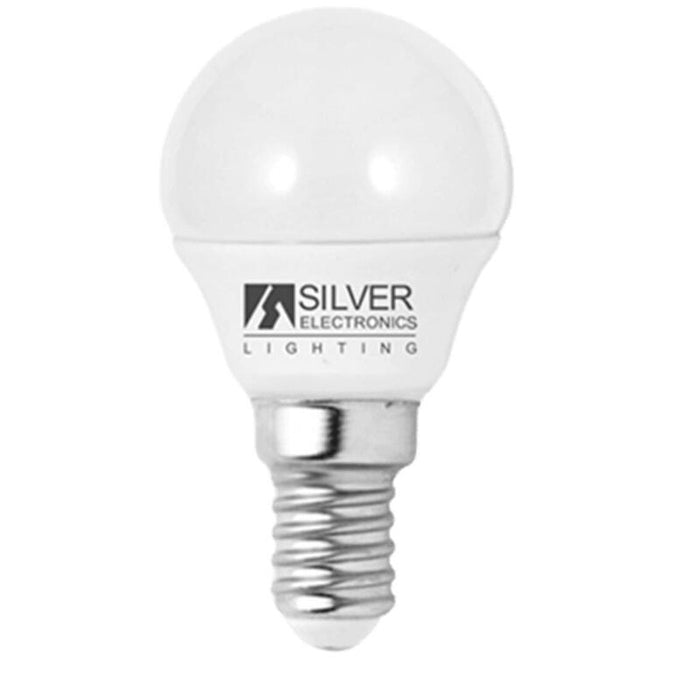 Bombilla Led Silver Electronic Eco Esferica 5w=35w -  E14 -  3000k -  436 Lm -  160 -  Luz Calida -  A+