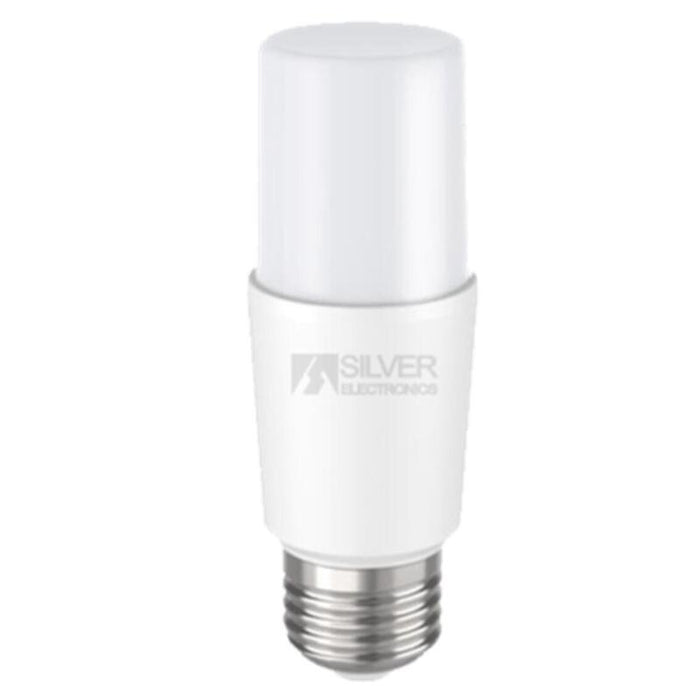 Bombilla Led Silver Electronic Eco Tubular T37 Ip20 -  720 Lm -   9w=60w -  E27 -  5000k -  A+