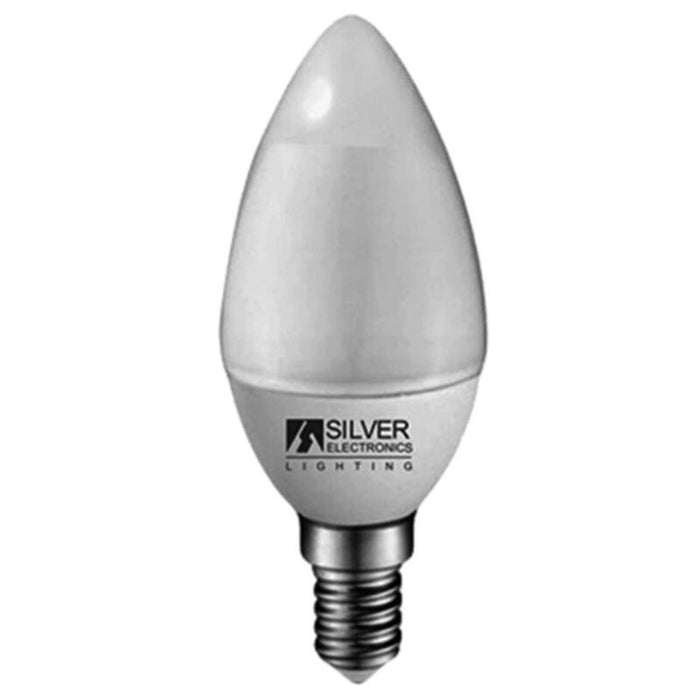 Bombilla Led Silver Electronic Eco Vela 5w=35w -  E14 -  3000k -  436 Lm -  160 -  Luz Calida -  A+