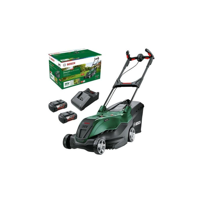 Bosch  Cortacésped Inalámbrico Advancedrotak 36v-40-650, 36volt Verde/Negro, 2x Batería Li-Ion 4,0ah, Power For All 06008b9f02