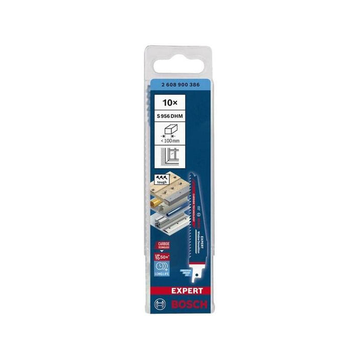 Bosch Hoja De Sierra De Sable Expert "Window Demolition" S 956 Dhm, 10 Piezas 2608900386