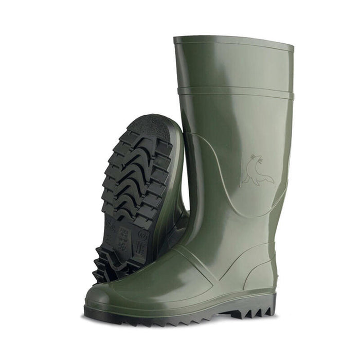 Bota De Agua Caña Alta Color Verde Oliva Talla 42