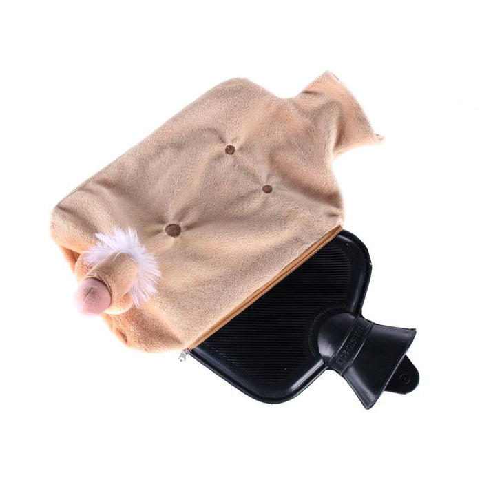 Botella De Agua Caliente Con Funda De Pene 1.5 L