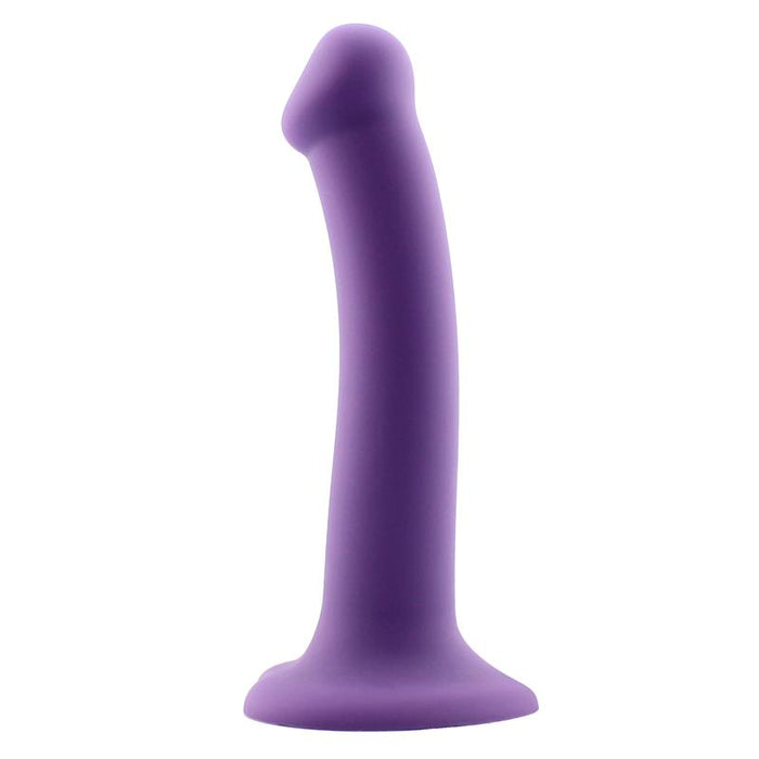 Dildo Bouncy Silicone Flexible Hiper Flexible 7.5 - 19 Cm Talla L Púrpura