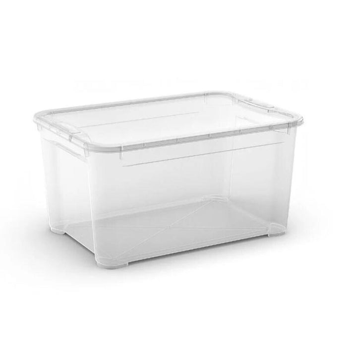 Box With Lid T Box L 47l 39x55,5x28,5cm Transparent