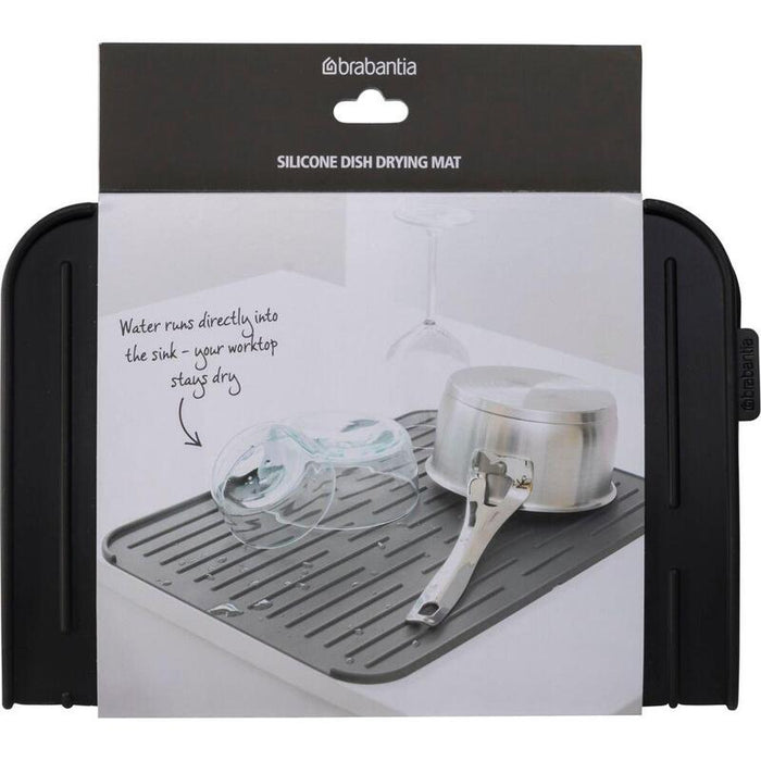 Brabantia Draining Mat Silicon Dark Grey