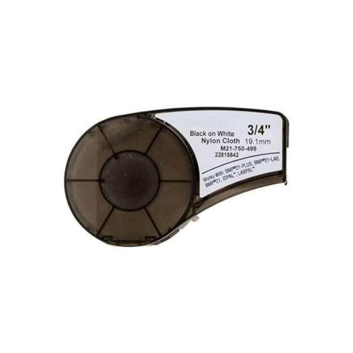 Brady Bmp21 Negro/Blanco Etiquetas De Nylon Genericas M21-750-499-Tb